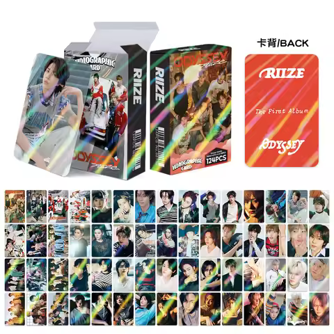 124Pcs/Set Kpop Idol RIIZE New Album ODYSSEY Lomo Cards Stickers Shotaro Eunseok Wonbin Sohee SUNGCH