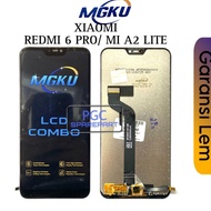 Original Mgku - Lcd Touchscreen Xiaomi Redmi 6 Pro / Mi A2 Lite /