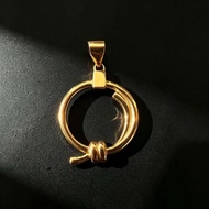 FRANCE JEWELRY | Pawnable 18k Saudi Gold Wire Pendant