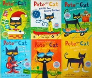 Bản nhập - Pete the cat 6 quyển - Khổ A4