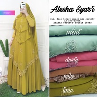 Alesha syar'i by Vin store syar'i busui ld 110