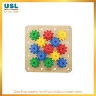 USL - MasterKidz - Gear Board – Educational Toy for Exploring Gear Mechanisms and Problem Solving