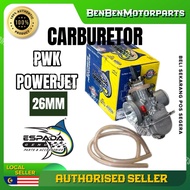 PWK POWER JET RACING CARBURETOR ASSY POWERJET 26MM ORIGINAL ESPADA SENANG SETTING