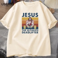 Jesus  CottonDeadlifterFitness新款 The  COD Shirt Male   TT-shirtMen'sClothes2026forMen  Summer  Worki