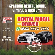 CAR RENTAL BANNER | CAR RENTAL BANNER | CAR RENTAL BANNER SIZE 1 Meter x 80 Centimeter price
