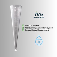 Imhoff sedimentation cone VITLAB 1000 ml Biofloc Ras System Aquaculture Aquaponic Aquarium