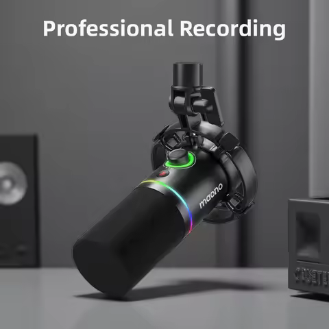 maono PD200X XLR\USB Dynamic Microphone for Gaming Recording Streaming Youtube Metal Mic with Softwa