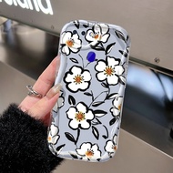 Casing Hp OPPO R15 R17 Mobile Phone Case Flower Pattern Beautiful And Fun Hp Casing Protective Cover Case Creative Softcase