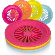 1pcs/5pcs PLASTIC PLATE HOLDER COLORED PLASTIC PLATE PAPER PLATE HOLDER PLASTIC PLATE