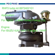 turbo charger kit RHF5 supercharger compressor 8972402101 8971856452 8973295881 for ISUZU D-MAX Rode