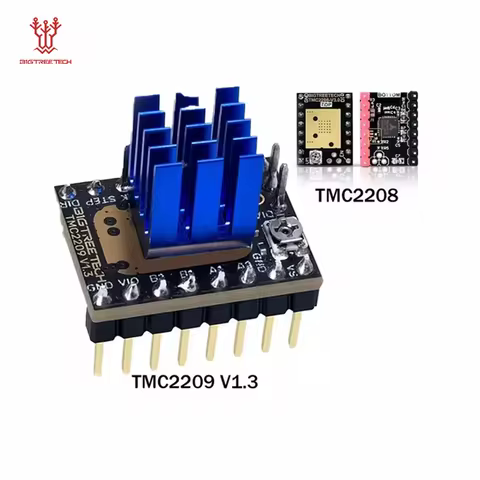 BIGTREETECH TMC2209 V1.3 Stepper Motor Driver TMC2208 UART Driver VS TMC2130 For SKR V1.4 SKR 2 Mini