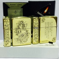ORIGINAL ZIPPO ARMOR LADY WITH KATANA 5 SIDES