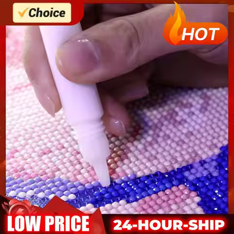 Bottled Diamond Painting Drill Glue for DIY Handcraft Artwork Embroidery 3ml