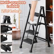 Stool Step Foldable Ladder Carbon Steel Thick Ladder 2/3/4 step Ladder Portable Non-slip Step Ladder