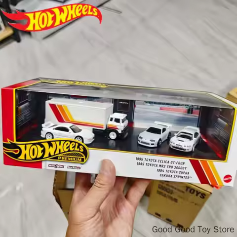 New In Stock Hot Wheels Premium GMH39-G Toyota Supra Celica MR2 TRD 2000GT Sakura Sprinter 1:64 Diec