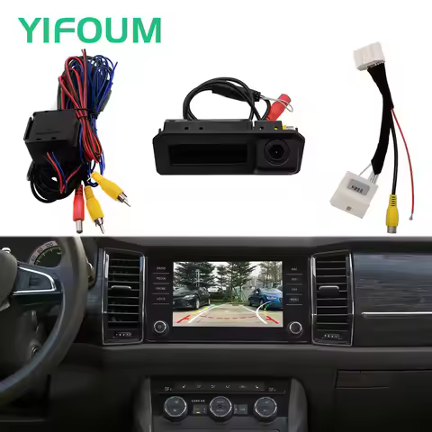 HD Night Vision Car Rear View Backup Parking Camera For Skoda Kodiaq Karoq 2018 2019 2020 & Original