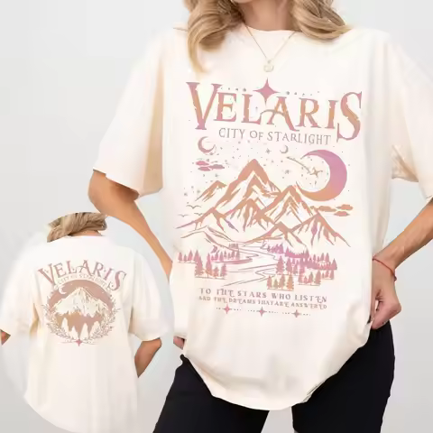 ACOTAR Bat Boys Shirt Sarah J Maas Book Boyfriend Night Court 100% Cotton Loose Retro Shirt Unisex T