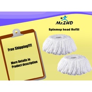 🔥SG ShipReady🔥 旋转拖把补充装 High Quality Microfibre Spin Mop Head Refill