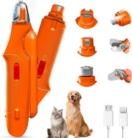 2 in 1 Dog Nail Clippers and Grinder with Lights & Cat Nail Clipper for Large Medium Small Dogs Cats