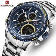 Naviforce Naviforce Naviforce 9182 Men's Multifunctional Sports Watch Steel Band Business Watch Whol