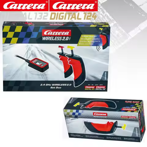 Carrera Slot Car DIGITAL 124/132 10120 Wireless 2.0 Set Duo / 10121 Wireless 2.0 Speed Controller