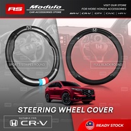 𝐒𝐓𝐄𝐄𝐑𝐈𝐍𝐆 𝐂𝐎𝐕𝐄𝐑 Honda CRV 2025 2024 G6 Carbon Fiber Stereng Wheel Accessories Aksesori Kereta Bodykit