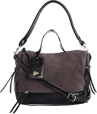 Girls S75941 Velour Combination 2-Way Handbag