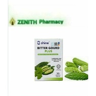 Shine Exp:01/2028 Bitter-G 30's Contain Bitter Gourd , Green Tea & Ginkgo Biloba