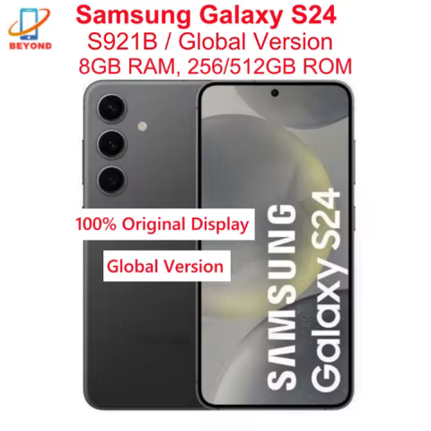 Samsung Galaxy S24 5G S921B 6.2" AMOLED ROM 128/256/512GB RAM 8GB Global Version Exynos NFC Original