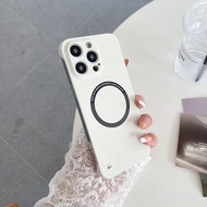 Wireless Charging Phone Case For iPhone 15 14 13 12 XS 11 Pro Max XR X 8 Plus SE 2 3 Frameless PC Co