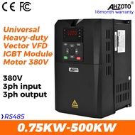 VFD 380V 11KW 15KW 18KW 22KW 30KW 37KW Input 3ph 380V Output 3ph 380V Motor Governor Drive Inverter