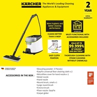 KARCHER Steam Cleaner SC 4 Deluxe Plus with detachable water tank and accessory storage | Detachable