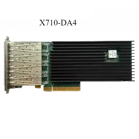 X710-DA4 10G PE310G4171L-XR X520-DA4 4-port 10 Gigabit Fiber Network Card for Server Workstation PC 
