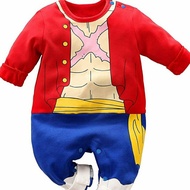 One piece baby romper costume luffy one piece pirate baby costume - Luffy long, 59
