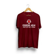 Distro T-shirt 404 NOT FOUND ERROR 404 Distro Shirt/ Xshirt/