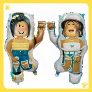 Pixel game Roblox theme 35 inches Roblox ENMEX Girl birthday party decoration aluminum foil balloon