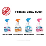 Febreze Spray 800ml - Sunrise Fresh / Anti-Bacterial / Extra Strength / Floral Fresh