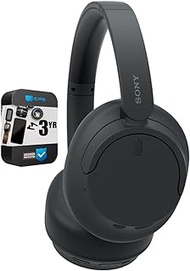 Sony WH-CH720N/B Wireless Noise Cancelling Headphone Black Bundle with 3 YR CPS Enhanced Protection Pack