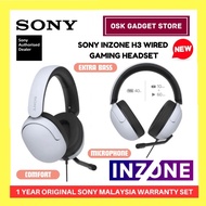 Sony MDR-G300 Inzone H3 Wired Gaming Headset | Extra Bass | 40mm Driver | 1 Year Sony Malaysia Warra