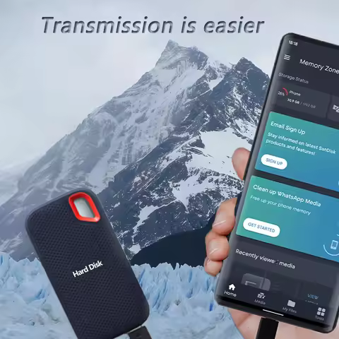 2TB External Hard Drive 1TB Portable SSD 4TB Oringinal Solid-state Drive 128TB Mass Storge Hard Driv