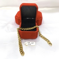 Ongpin Gold 18K Saudi Gold Pawnable Legit Bracelet Big Cuban  Bracelet For Men And Women COMMERCIAL 
