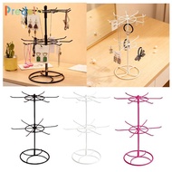 [Predolo] Jewelry Hanger Necklace Holder, 2 Tier Rotating Necklace Organizer Rack Bracelet Holder St
