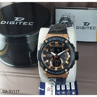 PRIA Digitec Men's Watches / Latest Watches / Dual Time Watches / Stainless Chain / Light On