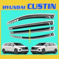 Blacknet Rain Visor for Hyundai Custin