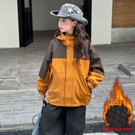 H.S.H Kids | เสื้อโค้ตกันหนาวสำหรับเด็กผู้หญิง 3-in-1 พร้อมฉนวนกันความร้อน