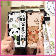 Cute Fashion Design Phone Case For OPPO A73/A75/F5/A75S Wrist Strap Wristband ring Anti-knock Anti-dust Soft case protective