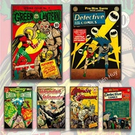 (X191) DC animated universe wall Poster - Batman, Super Man, Wonder Woman Poster with adhesive