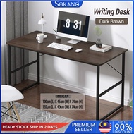 SOKANO DNZ0005K1N210 Writing Desk (100cm/ 120cm) Multipurpose Dekstop Table PC Table with Sturdy Ste