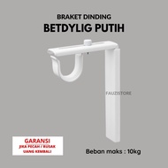 Braket dinding plafon untuk batang rel tirai gorden IKEA BETYDLIG