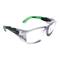 Univet 5x9 safety spectacle frame, suitable for prescription lenses.  Bingkai cermin mata keselamata